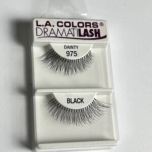 L.A.Colors Makeup Beauty DramatiLASH Dainty #975 False Reusable Black Strip Eyel